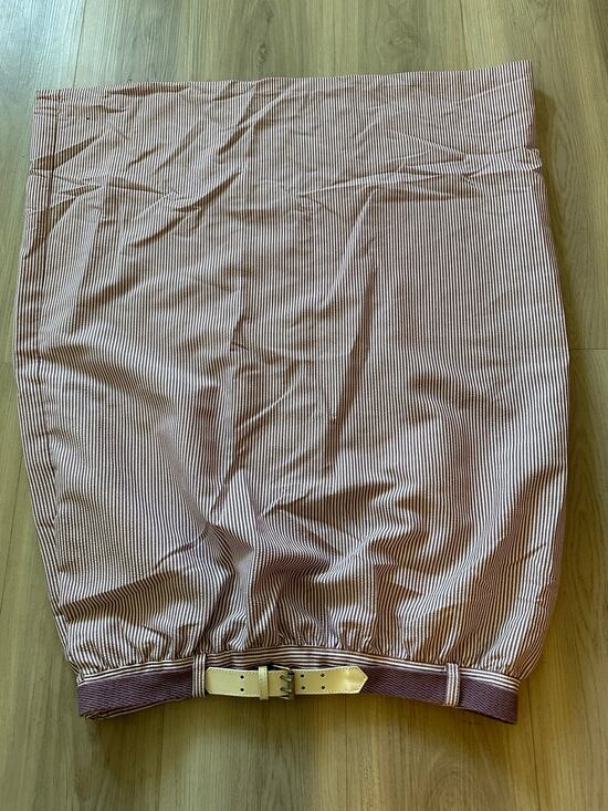 Ms. Russ Dresses & Skirts - Vintage Ms Russ Pinstripe Midi Skirt Belted A Line Union Made ILGWU Size 34 Pink